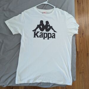 Kappa white logo Tshirt